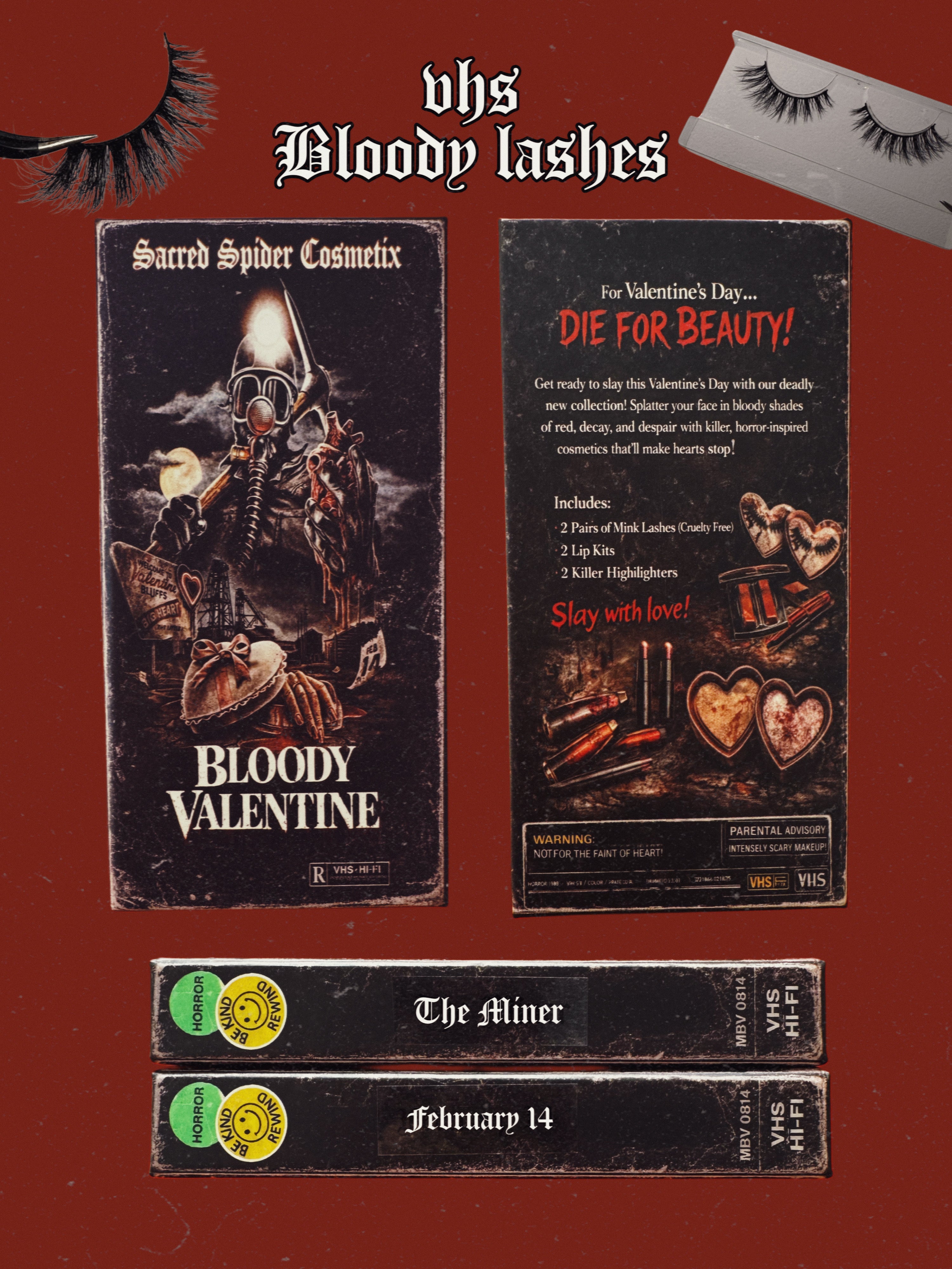 Sacred Spider VHS Bloody Lashes